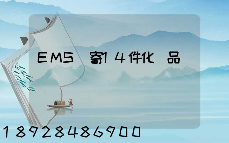 EMS郵寄14件化妝品