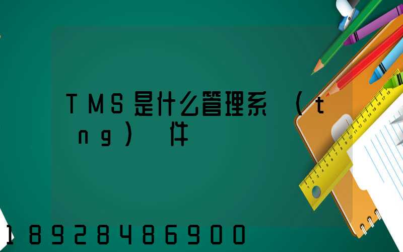 TMS是什么管理系統(tǒng)軟件