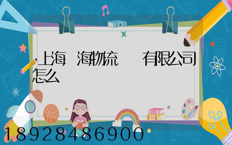 上海亞海物流運輸有限公司怎么樣