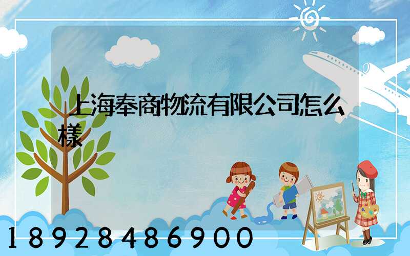 上海奉商物流有限公司怎么樣