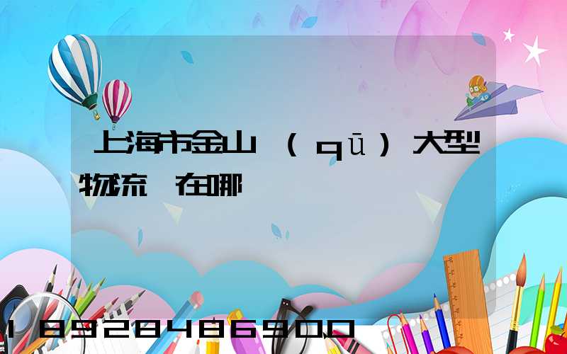 上海市金山區(qū)大型物流園在哪