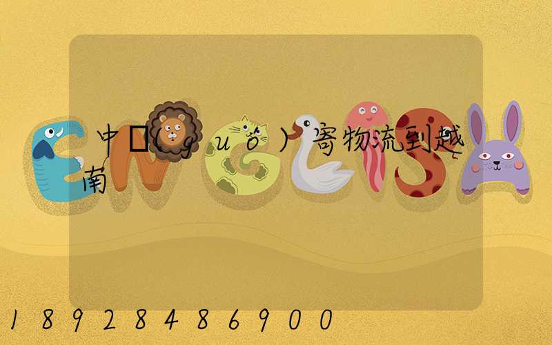 中國(guó)寄物流到越南