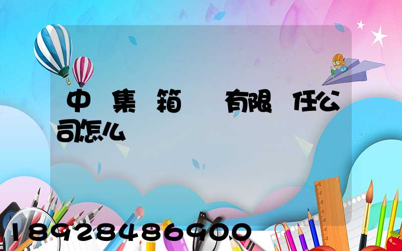 中鐵集裝箱運輸有限責任公司怎么樣