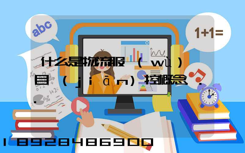 什么是物流服務(wù)項目監(jiān)控概念...