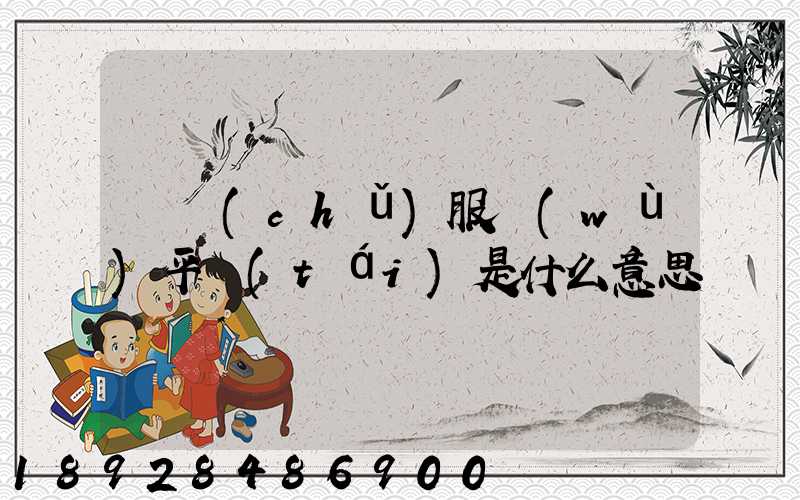 倉儲(chǔ)服務(wù)平臺(tái)是什么意思