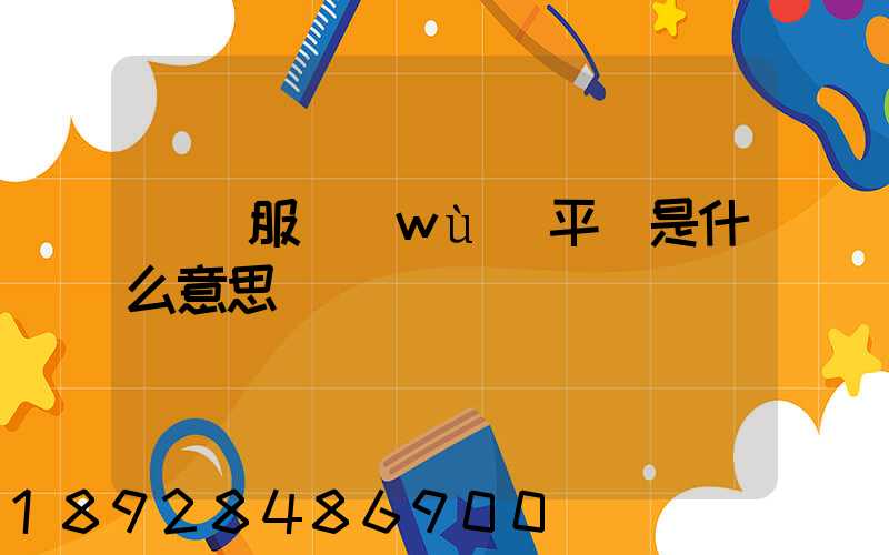 倉儲服務(wù)平臺是什么意思