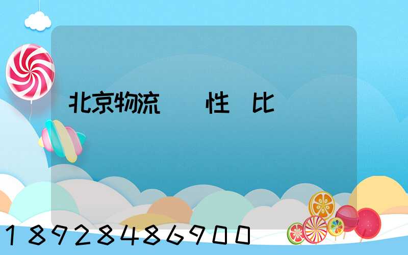 北京物流運輸性價比