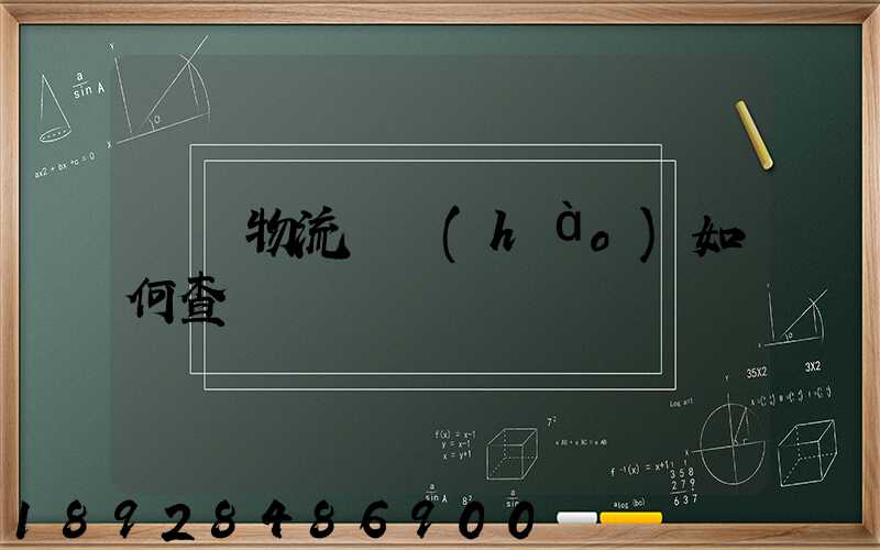 國際物流單號(hào)如何查詢