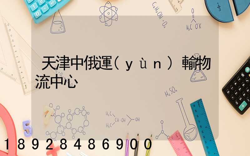 天津中俄運(yùn)輸物流中心