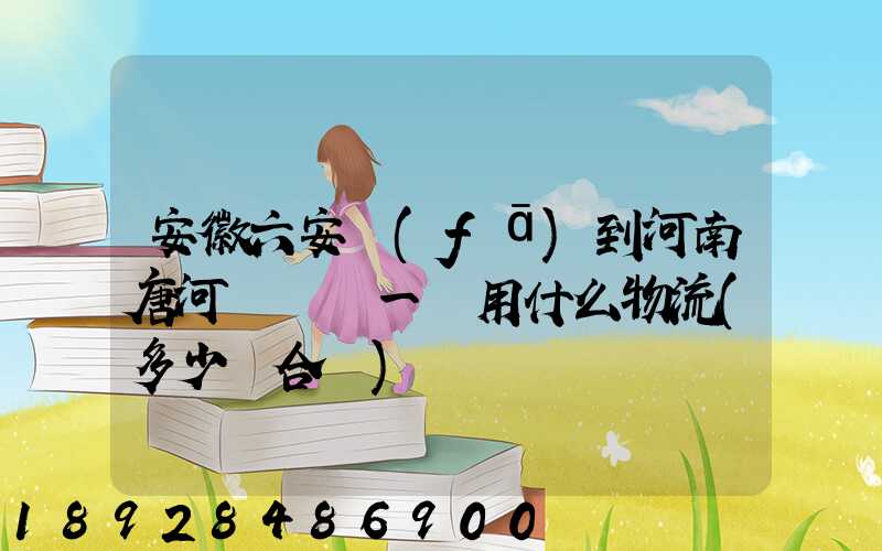 安徽六安發(fā)到河南唐河電動車一輛用什么物流(多少錢合適)