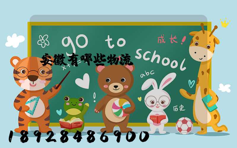 安徽有哪些物流運(yùn)輸