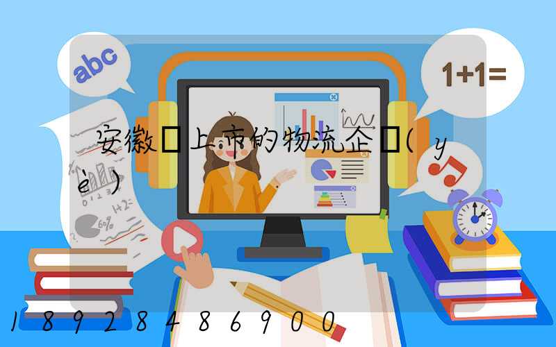 安徽沒上市的物流企業(yè)