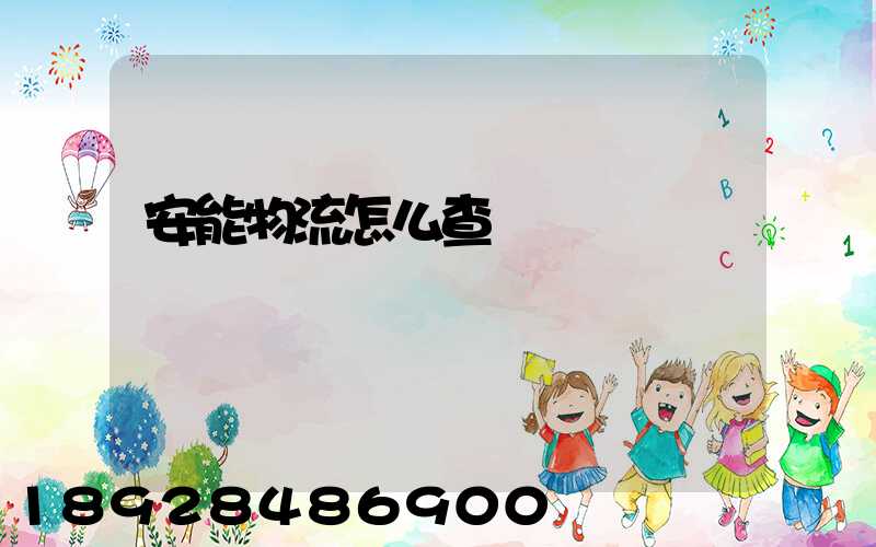 安能物流怎么查