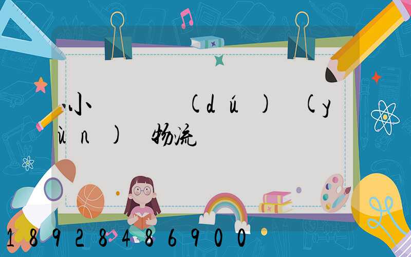 小貨車單獨(dú)運(yùn)輸物流