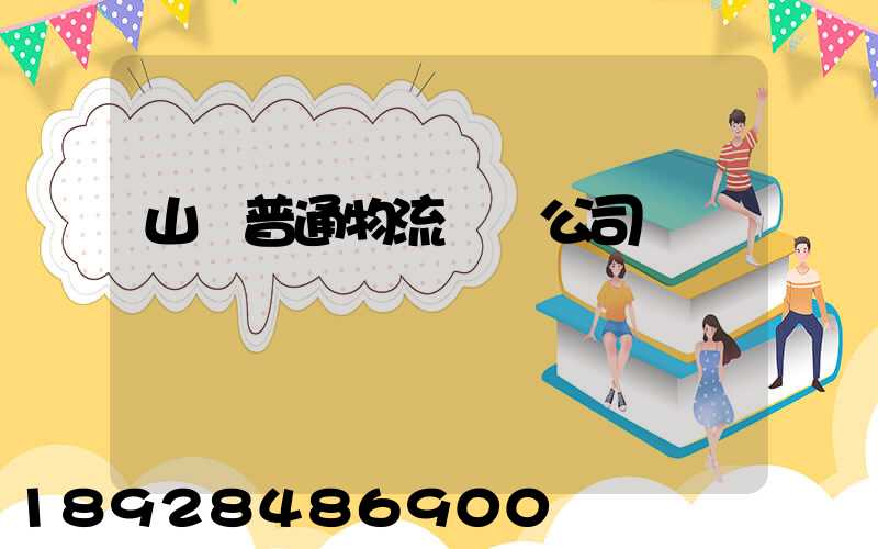山東普通物流運輸公司
