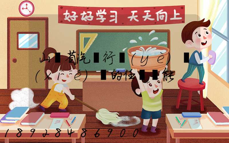 山東省汽車行業(yè)協(xié)會的任務職能