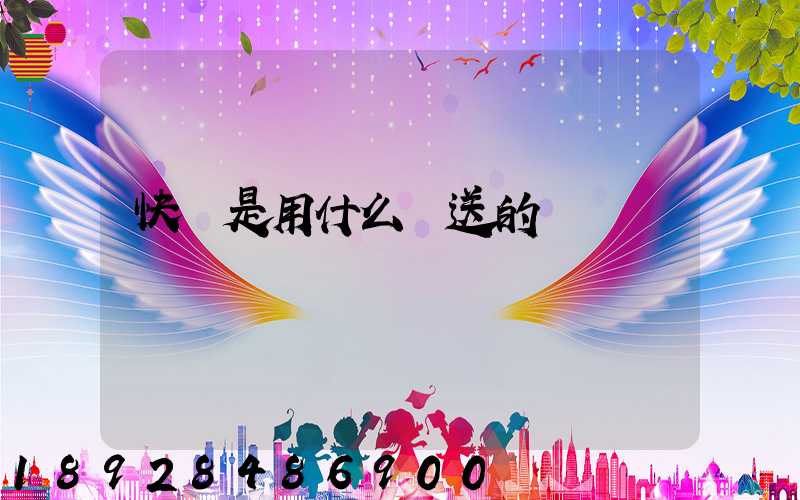 快遞是用什么運送的