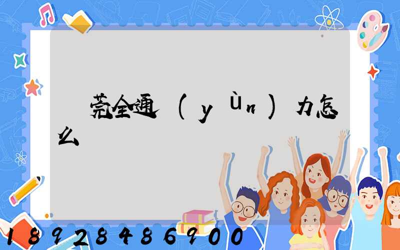 東莞全通運(yùn)力怎么樣