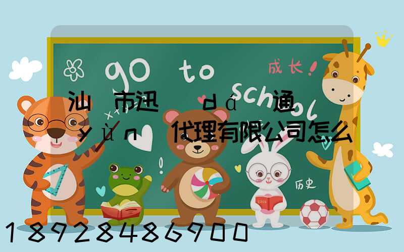 汕頭市迅達(dá)通貨運(yùn)代理有限公司怎么樣