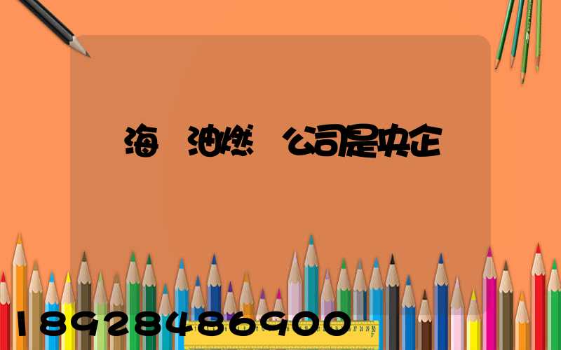 烏海華油燃氣公司是央企嗎