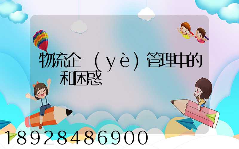 物流企業(yè)管理中的問題和困惑