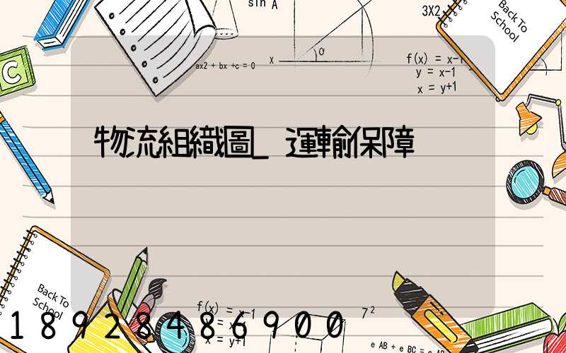 物流組織圖_運輸保障