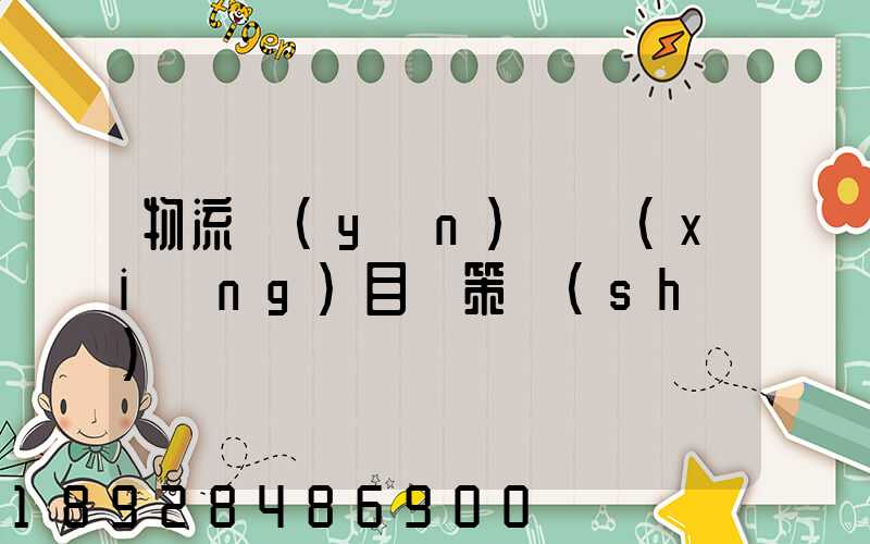 物流運(yùn)輸項(xiàng)目決策書(shū)