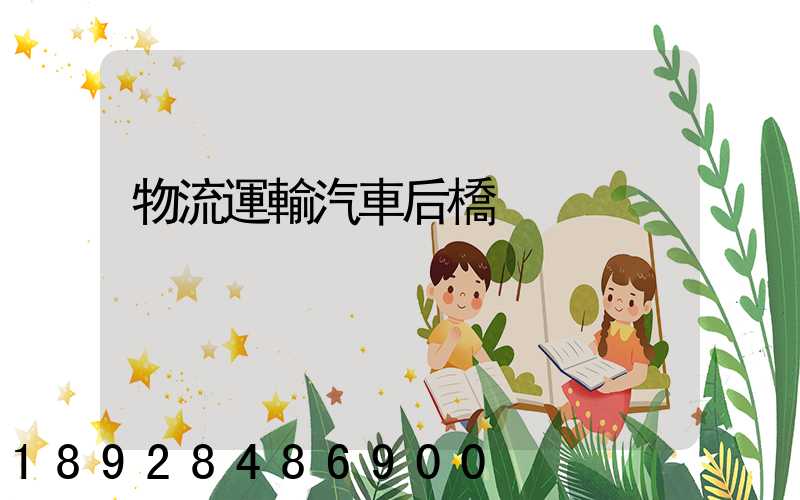 物流運輸汽車后橋