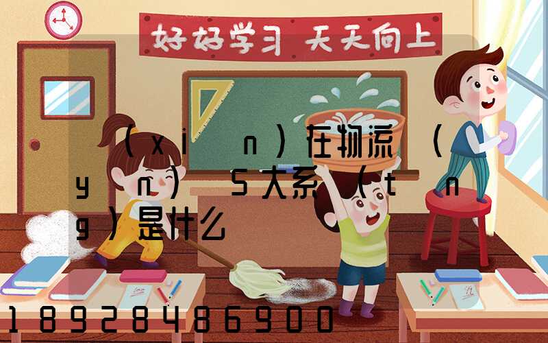 現(xiàn)在物流運(yùn)輸5大系統(tǒng)是什么