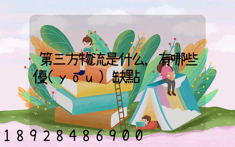 第三方物流是什么,有哪些優(yōu)缺點