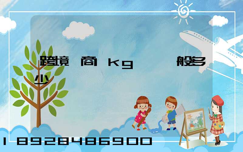 跨境電商1kg運費一般多少