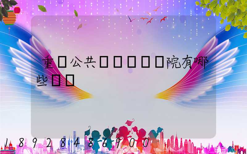 重慶公共運輸職業學院有哪些專業