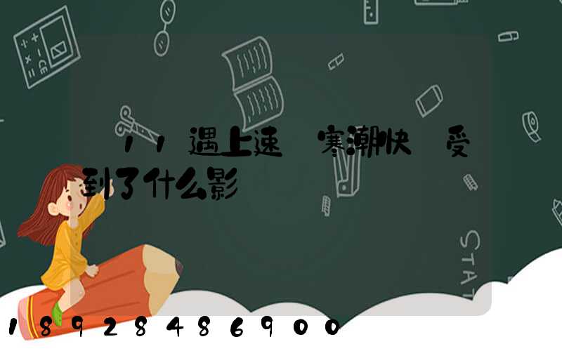 雙11遇上速凍寒潮快遞受到了什么影響