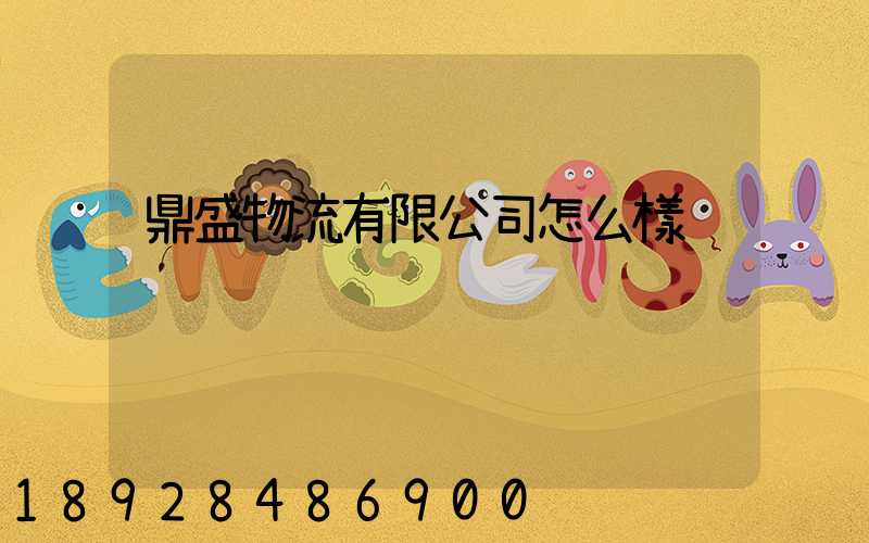 鼎盛物流有限公司怎么樣