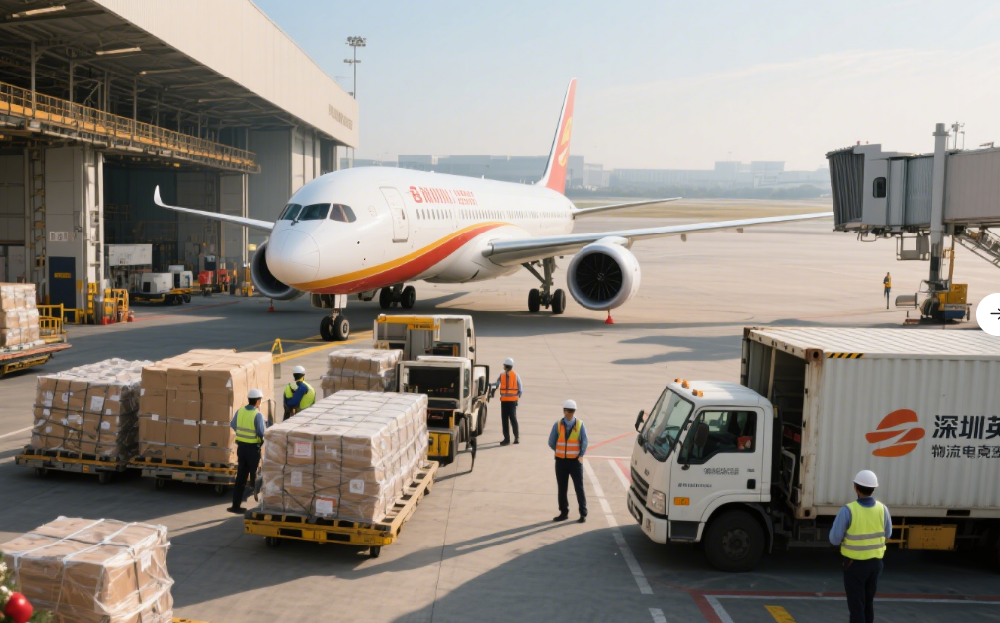 跨境電商圣誕季空運訂艙難題破解,15 票貨物高效直達洛杉磯